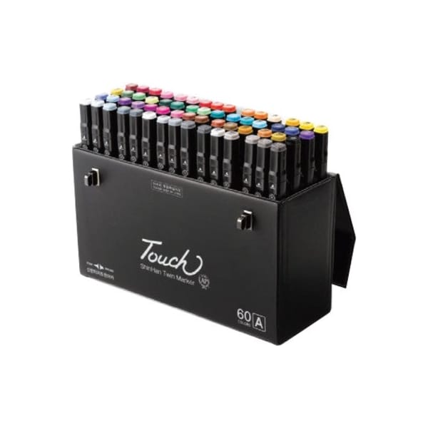 Shinhan Touch Twin Marker (60 Color - Set A)