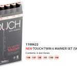 Shinhan Touch Marker (SkinTone Color - Set of 6)
