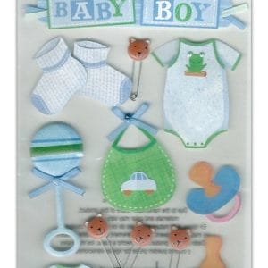 Jolee's Boutique - Baby Boy Dimensional Stickers