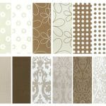 Assorted 12x12 Paper Pack - W&M Brown (Set of 40 sheets)