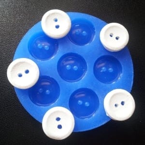 3/4 inch Button Silicone Clay Mould