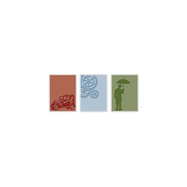 Tim Holtz Sizzix Texture Trades - Artful Muse Set (A2 Medium)