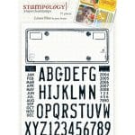 Autumn Leaves Stampology Clear Stamps - License Plate