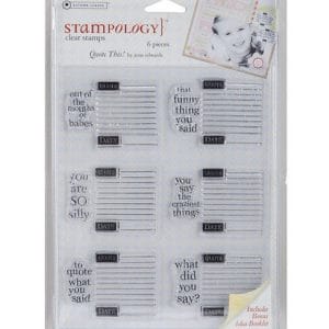 Autumn Leaves Stampology Clear Stamps - Quote This!