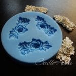Rose Flower branch Silicone clay Mould