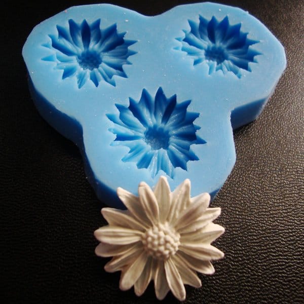 Daisy-2 Silicone Clay Mould CAMOLD14 Daisy-2 Silicone Clay Mould