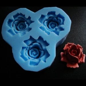 Rose Cabochon Silicone Clay Mould