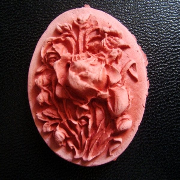 Flower Cameo Silicone Clay Mould CAMOLD30 clay CAMOLD30-clay