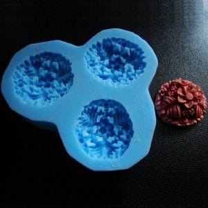 Circle Flowers Silicone Clay Moulds