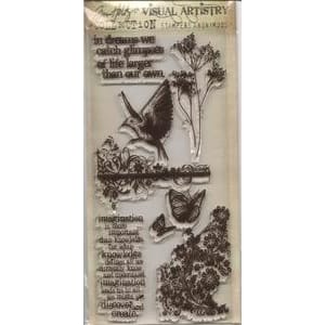 Tim Holtz Visual Artistry Clear Stamps - Flights of Fancy