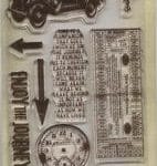 Tim Holtz Visual Artistry Clear Stamps - The Journey
