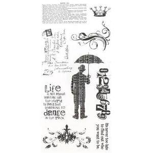 Tim Holtz Visual Artistry Clear Stamps - Purely Random