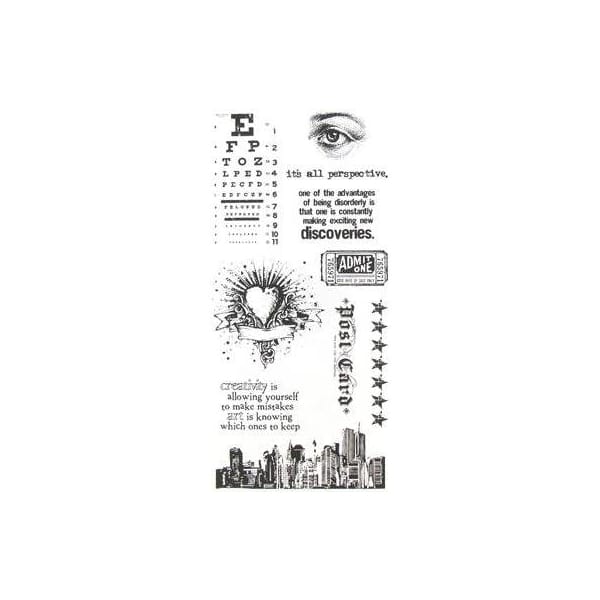 Tim Holtz Visual Artistry Clear Stamps - City Central