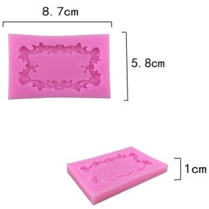 Rectangle Frame Silicone Clay Mould