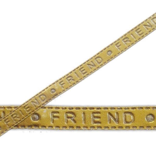 Friend Ribbon - Glazed Leather friend paper ribbon Friend Ribbon - Glazed Leather