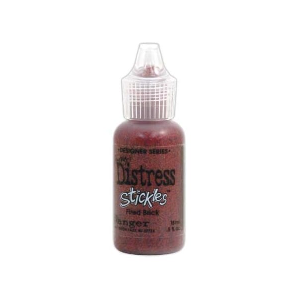Tim Holtz Distress Stickles Glitter Glue - Fired Brick