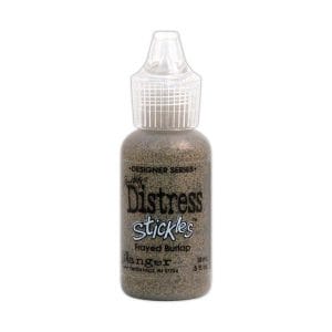 Tim Holtz Distress Stickles Glitter Glue - Frayed Burlap