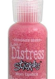 Tim Holtz Distress Stickles Glitter Glue - Worn Lipstick
