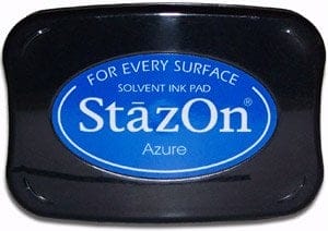 StazOn Solvent Ink Pad - Azure Azure StazOn Solvent Ink Pad - Azure