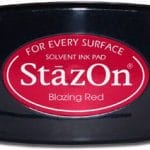 StazOn Solvent Ink Pad - Blazing Red