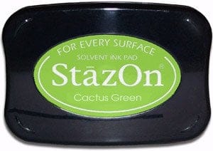 StazOn Solvent Ink Pad - Cactus Green