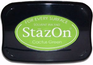 StazOn Solvent Ink Pad - Cactus Green