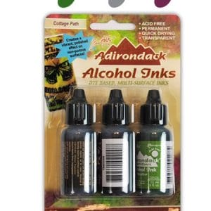Tim Holtz Earth Tones Alcohol Inks - Cottage Path (Pack of 3)