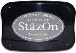 StazOn Solvent Ink Pad - Dove Gray