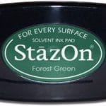 StazOn Solvent Ink Pad - Forest Green