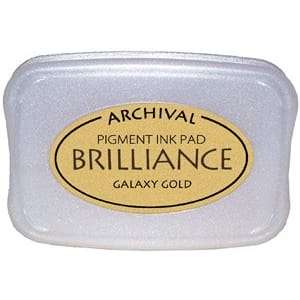 Brilliance Archival Pigment InkPad - Galaxy Gold