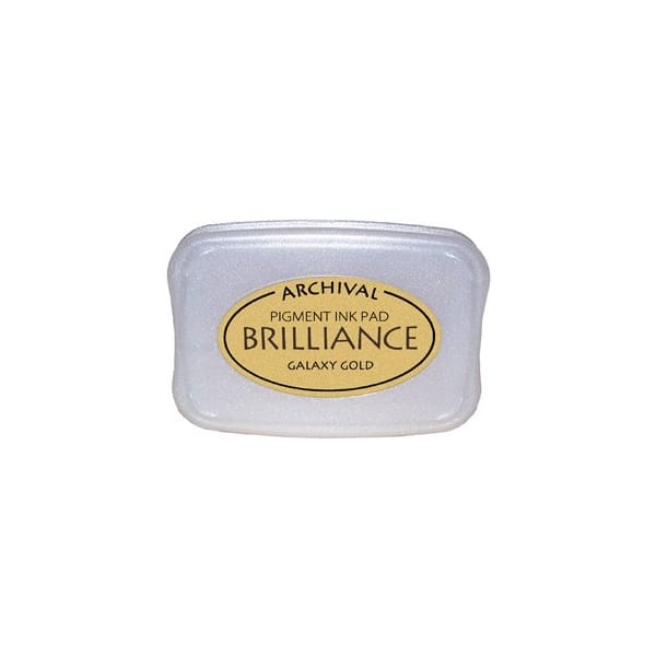 Brilliance Archival Pigment InkPad - Galaxy Gold