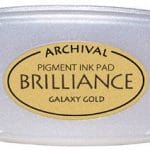 Brilliance Archival Pigment InkPad - Galaxy Gold