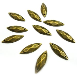 Golden Buttons - Diamond Cut (Metallic Shade)