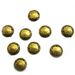 Golden Buttons - Oval (Metallic Shade)