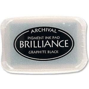 Brilliance Archival Pigment InkPad - Graphite Black