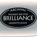 Brilliance Archival Pigment InkPad - Graphite Black