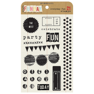 My Minds Eye Kraft FunDay - EveryDay Clear Stamp