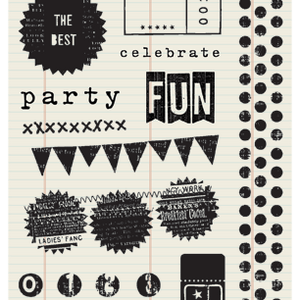 My Minds Eye Kraft FunDay - EveryDay Clear Stamp