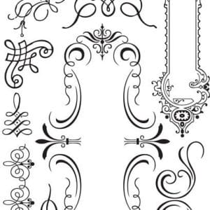 Prima Meadow lark Cling Mount Stamps (10 pcs)