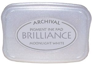 Brilliance Archival Pigment InkPad - Moonlight White