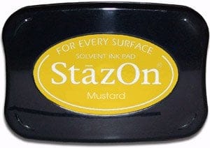 StazOn Solvent Ink Pad - Mustard Mustard StazOn Solvent Ink Pad - Mustard