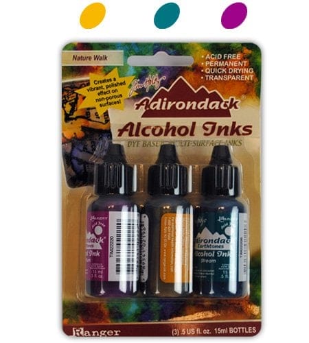 Tim Holtz Earth Tones Alcohol Inks - Nature Walk (Pack of 3) Nature Walk Tim Holtz Earth Tones Alcohol Inks - Nature Walk (Pack of 3)
