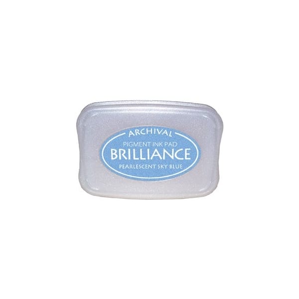 Brilliance Archival Pigment InkPad - Pearlescent Sky Blue
