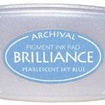 Brilliance Archival Pigment InkPad - Pearlescent Sky Blue
