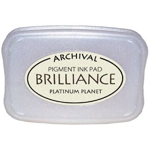 Brilliance Archival Pigment InkPad - Platinum Planet
