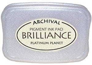 Brilliance Archival Pigment InkPad - Platinum Planet Platinum Planet Brilliance Archival Pigment InkPad - Platinum Planet