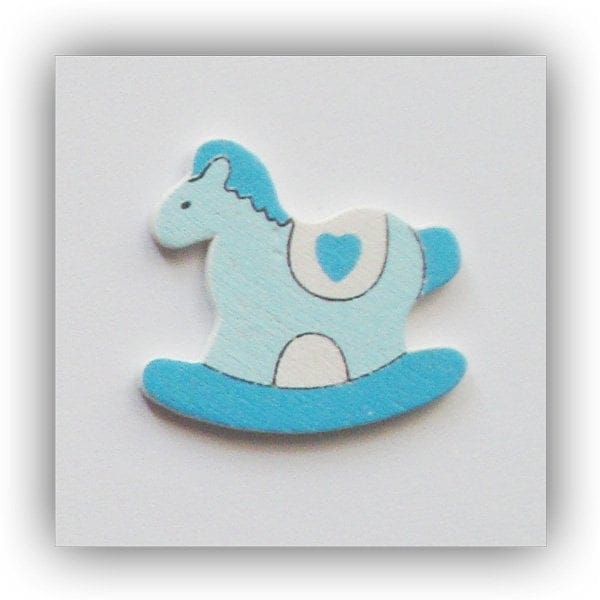 Baby Horse Carriage Wooden - Baby Blue Rocking Horse Toy Baby Horse Carriage Wooden - Baby Blue