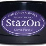 StazOn Solvent Ink Pad - Royal Purple