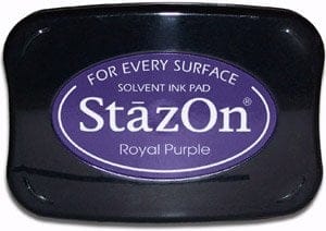 StazOn Solvent Ink Pad - Royal Purple