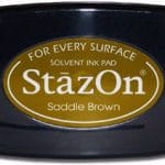 StazOn Solvent Ink Pad - Saddle Brown